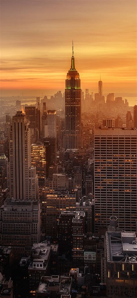 1125x2436 New York City Evening Time Iphone Xsiphone 10iphone X Hd