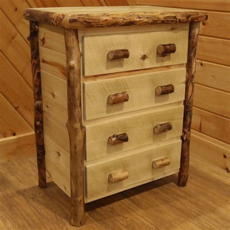Wyldmount Amish Chest Of Drawers Amish Log Furniture Cabinfield