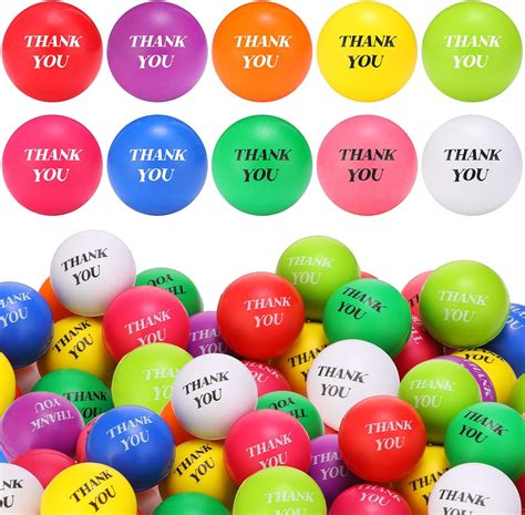 Libima 60 Pcs Thank You Motivational Stress Balls Employee