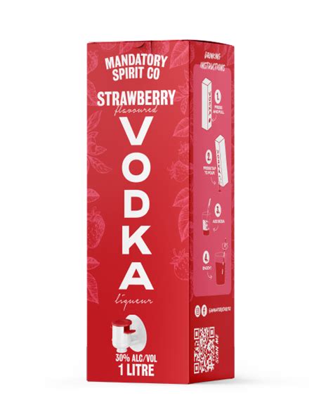Strawberry Flavoured Vodka Mandatory Spirit Co Usa