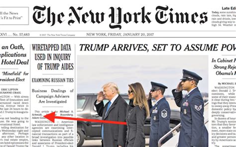 In Bizarre Plot To Discredit Trump Ny Times Says Ny Times Is Fake News