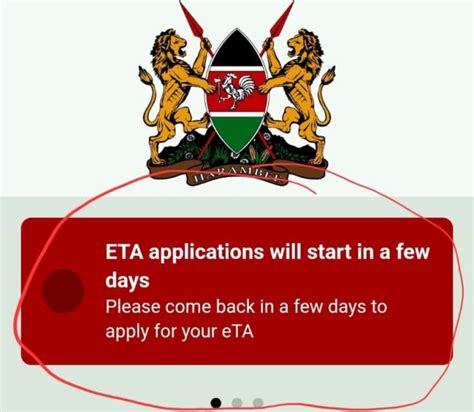 As Of Today To Enter Kenya You Do The Eta Il