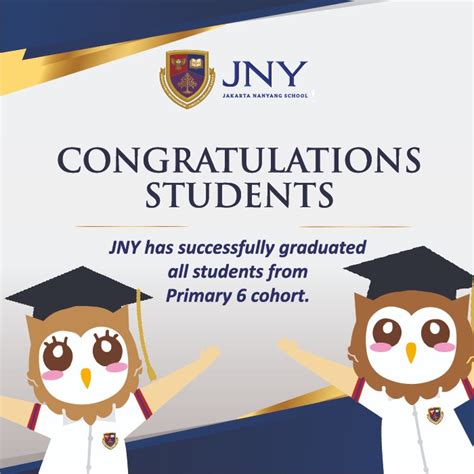 Congratulations Primary 6 Students Jakarta Nanyang School