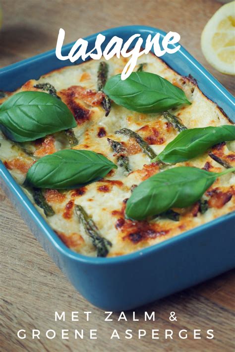 Season with salt and pepper. Romige lasagne met zalm en groene asperges | Flying Foodie ...