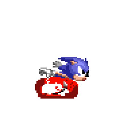 Pixilart Sonic Running By Gavin2040