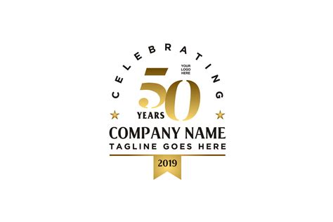 Anniversary 50th Celebrate Company Logo Graphic By Enola99d · Creative
