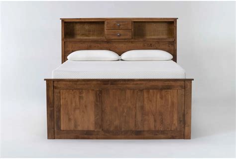 Carson King Wood Bookcase Captains Bed With Single Sided 6 Drawers