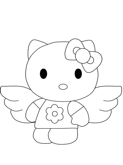 Dibujo Para Colorear De Hello Kitty 15337