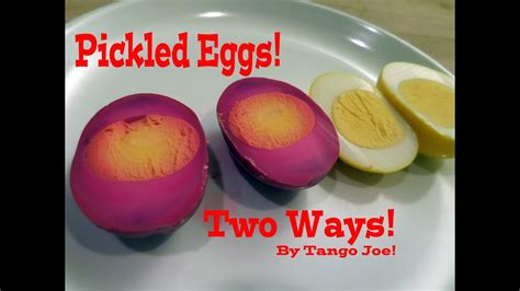 Pickled Eggs Two Ways Inspired By Tess Cooks 4u Youtube