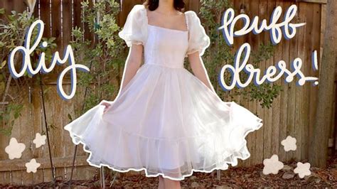 Diy Puff Sleeve Dress Selkie Inspired Puff Dress Tutorial So Dreamy Youtube Diy Dress