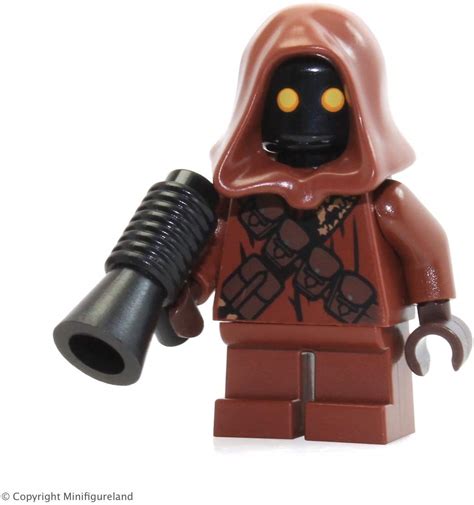 Lego Star Wars Jawa Minifigure With Black Gun From 75059