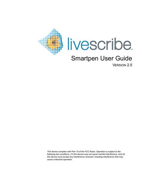 Livescribe Smartpen User Manual Manualzz