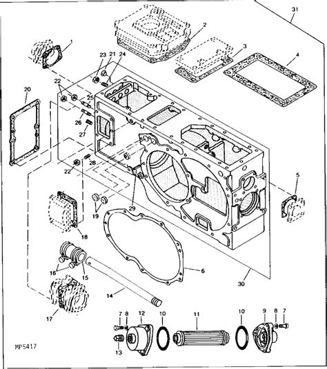 Qanda John Deere 950 Hydraulic System Parts Diagrams And Filters