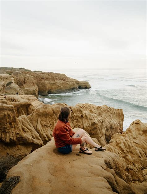 Surf And Hike At Sunset Cliffs Natural Park San Diego How To Get To The Beach · Anna Tee