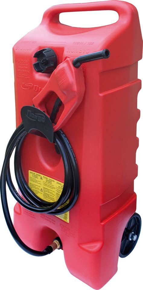 14 Gallon Portable Fuel Gas Can Tank Jug Container Caddy Fluid Transfer