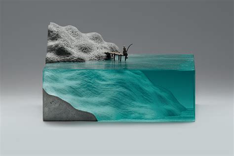 The Grandeur Of The Ocean Caught With Stunning Layered Glass Sculptures
