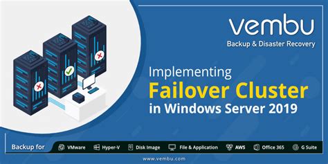 Implementing Failover Cluster In Windows Server Bdrsuite