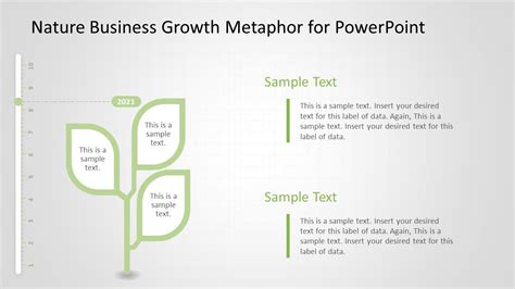 Growth Tree Metaphor Powerpoint Timeline Slidemodel