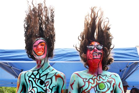 Body Painting Day Brings Daring Splashes Of Color To Union Square