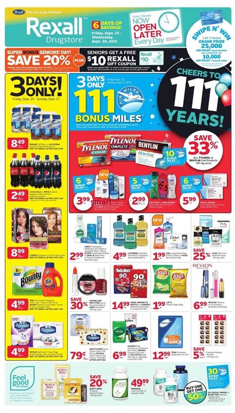Rexall West Flyer September 25 To October 1