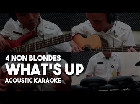Acoustic Karaoke What S Up 4 Non Blondes With Lyrics YouTube