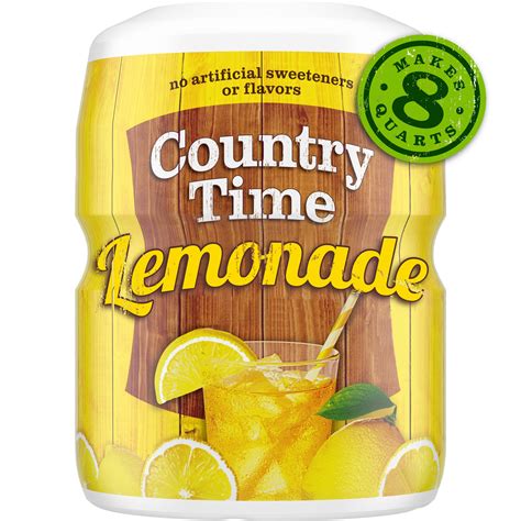 Country Time Lemonade Naturally Flavored Powdered Drink Mix 19 Oz