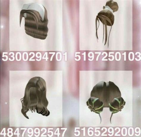 Brown hair [not mine] | Roblox codes, Roblox pictures, Custom decals