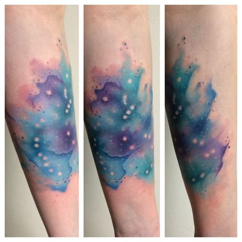 Orion Constellation Watercolor Space Tattoo Tattoo By Noelle Lamonica