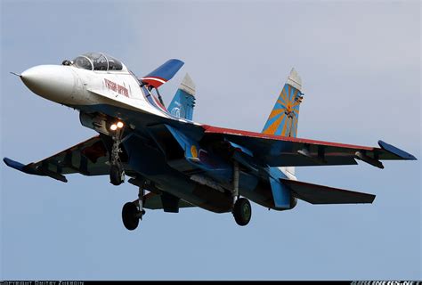 Sukhoi Su 27ub Russia Air Force Aviation Photo 1759566