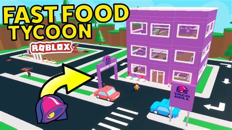 Building The Biggest Taco Bell Restaurant Ever In Roblox Fast Food