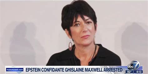 Epstein Confidante Ghislaine Maxwell Arrested