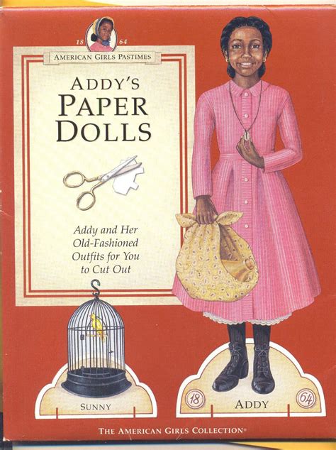 the american girls collection pastimes addy s paper dolls addy her outfits ebay historical