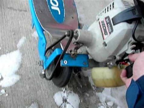 Echo Gas Powerd E100 Razor Scooter 21.3cc Completed - YouTube