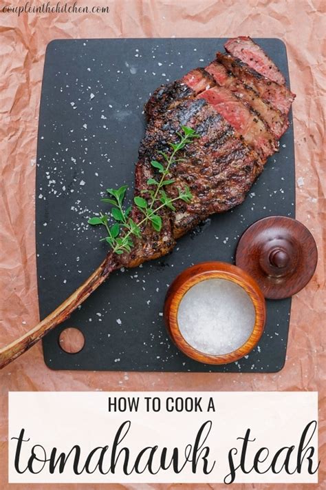 Compound butter · heat an outdoor grill to highest heat. How to Cook a Tomahawk Steak | Couple in the Kitchen