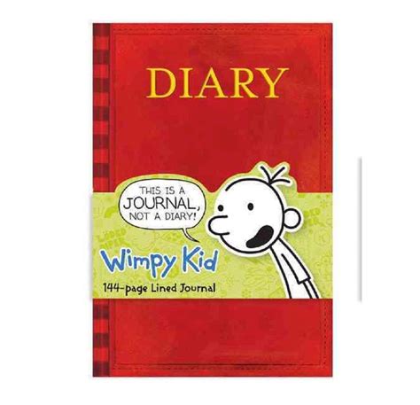 Diary Of A Wimpy Kid Book Journal Notebook Blank Book Wimpy Kid
