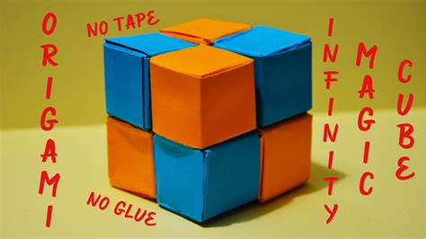 Mark the strips at 25mm intervals. Origami Infinity Magic Cube | How to make Infinity Cube ...