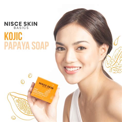 Nisce Skin Basics Kojic Papaya Whitening Soap 100g Shopee Philippines