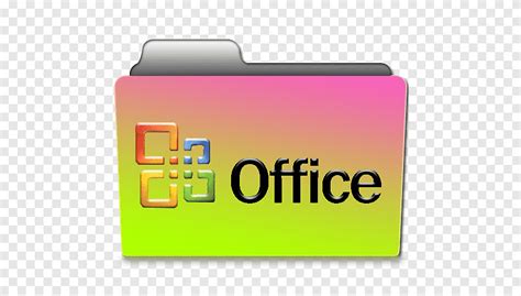 Ikon Microsoft Office Folder Office Png Pngegg