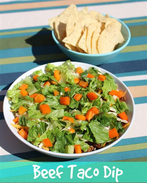 This queso and beef dip recipe is hearty enough to serve for a one pot wednesday meal. Beef Taco Nacho Dip Recipe - Little Miss Kate