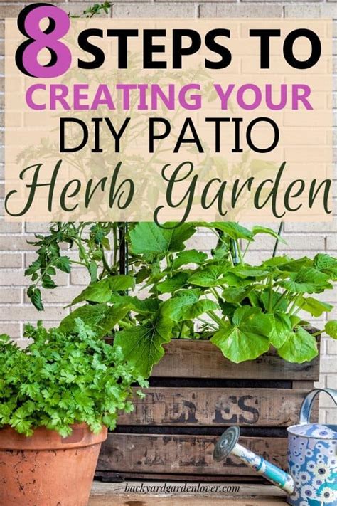 Diy Patio Herb Garden Step By Step With Pictures
