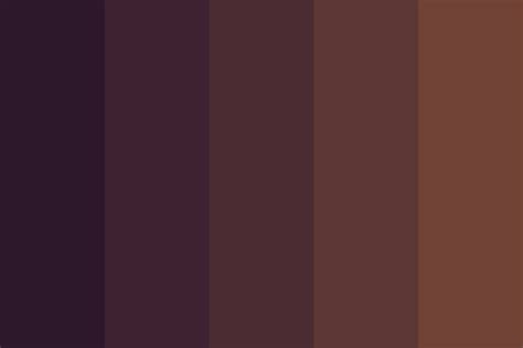 Auburn Hair Color Palette