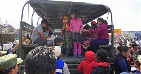 Ejército Y Autoridades De Puebla Realizan Simulacro De Evacuación En