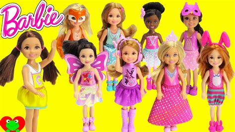 Barbie Dolls Small Chelsea And Friends Youtube