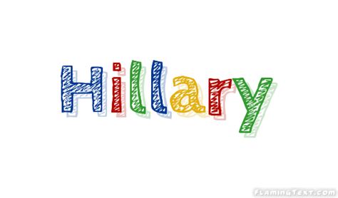 Hillary Logo Free Name Design Tool From Flaming Text
