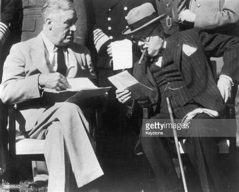 Fdr Churchill Photos And Premium High Res Pictures Getty Images