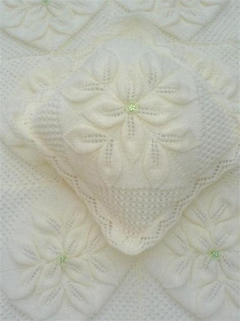 Baby Knitting Pattern Cribpramcover Blanket Afghan