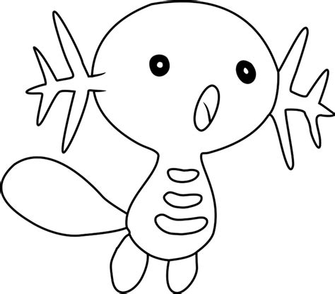 Imprimible Wooper Pokemon Dibujos Para Colorear Y Imprimir Gratis My