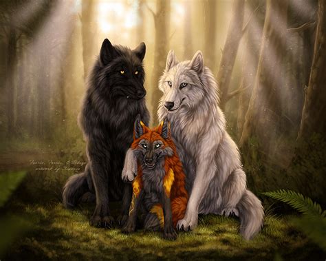 Pin Von 🕊 ⫸ Sͥʲᶰᵃ ⫷ Auf Mother Wolf Furry Art Anime Wolf Fuchs Kunst