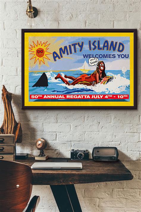 Jaws Movie Amity Island Welcomes You 50th Annual Regatta July 4th 10th