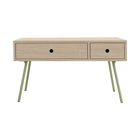 Contemporary Bedside Table Luce Nidi Wooden Rectangular With